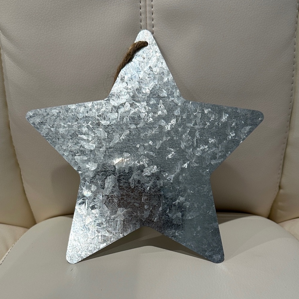 Silver Star Wall Decor